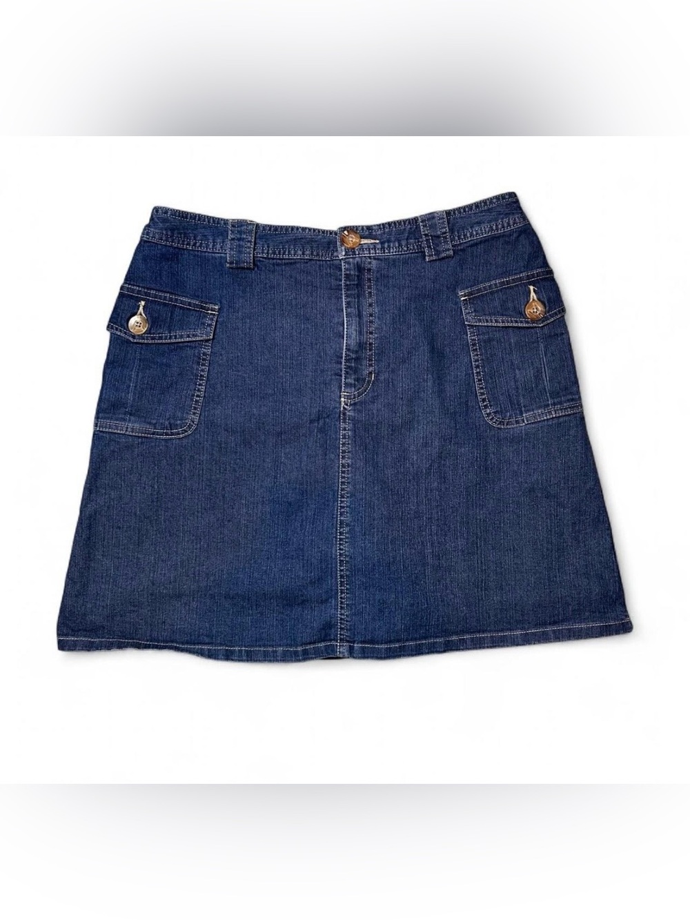 White Stag Dark Blue Denim cargo Skirt with shorts